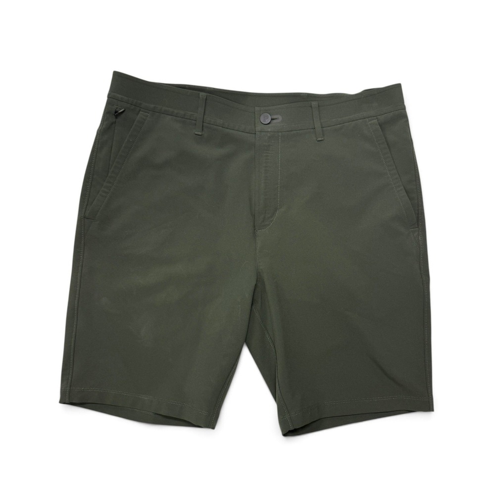 Public Rec All Day Every Day Shorts Mens 33 Olive Green Performance Stretch Golf